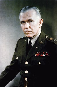 Portrait: US Army (USA) General (GEN) George C. Marshall. (Uncovered), (Exact date shot UNKNOWN).